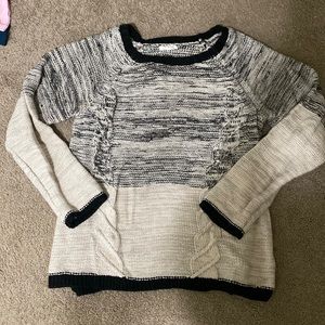 Maurice’s cable knit sweater; size XL